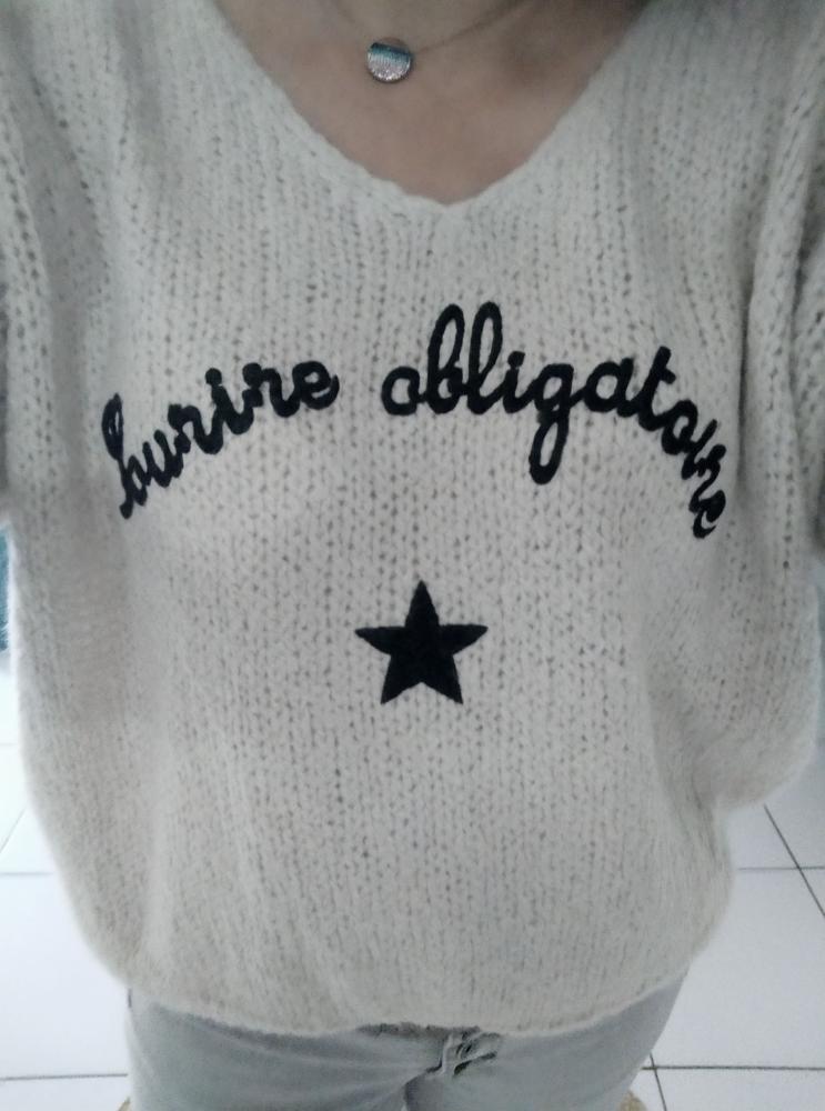 Pull Sourire Obligatoire 
