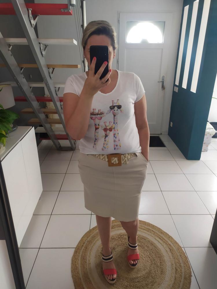 Jupe avec ceinture Karine 