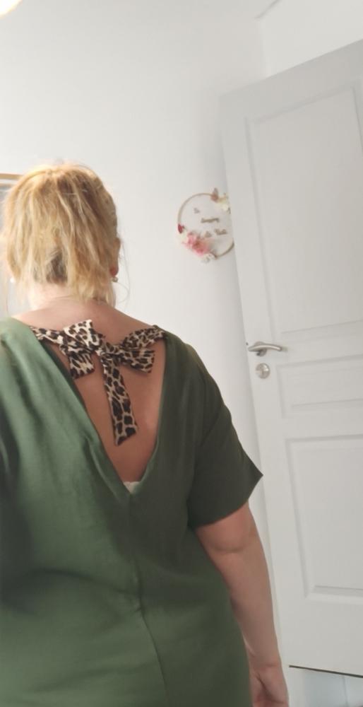 Robe Lola nœud Léopard 