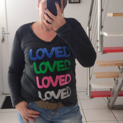 T-shirt manche longue LOVE