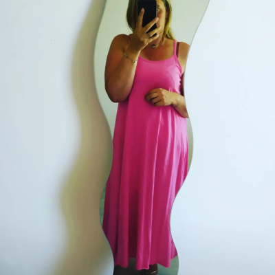 Robe Longue Fuchsia 