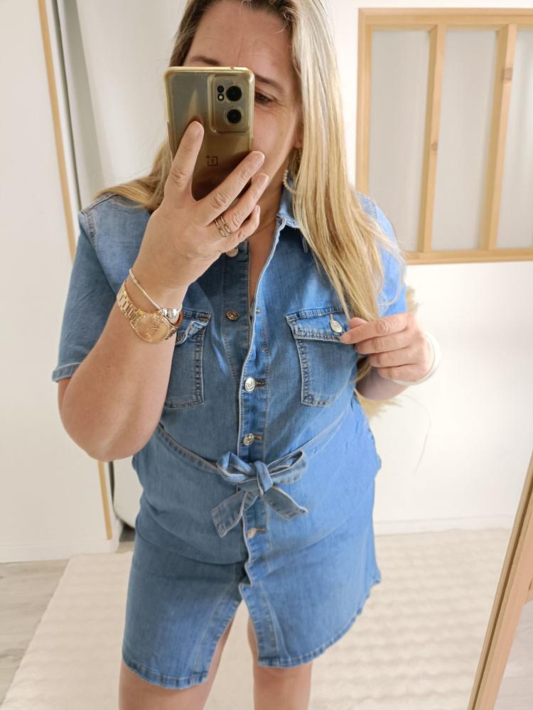 Robe en jeans